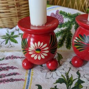 Swedish made holiday candle holders